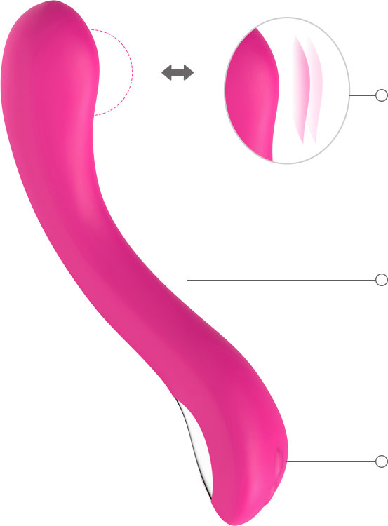  interactive oscilation sex toy Hand free oscillating vibrator